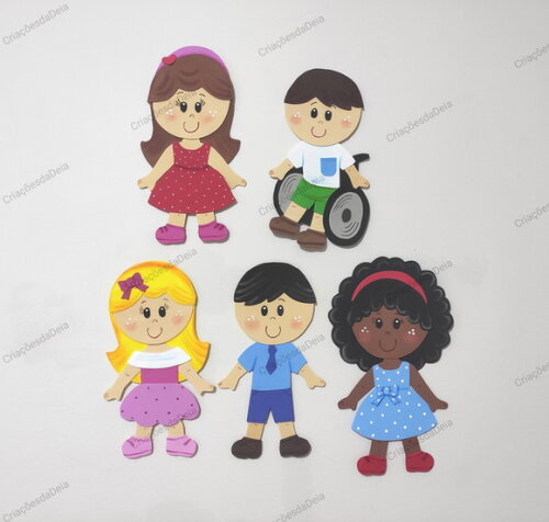 Crianças Pequenas de Eva - 25 a 27 cm - Valor Por Unidade
