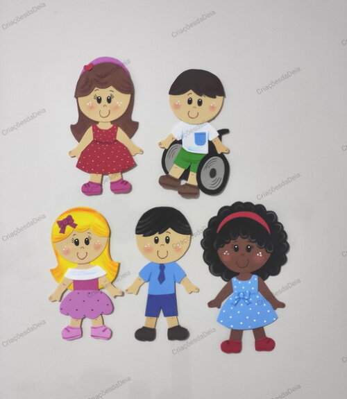 Crianças Pequenas de Eva - 25 a 27 cm - Valor Por Unidade