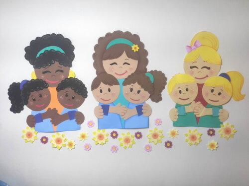 Dia das Mães - 4 Opções de Decoração em Eva - Valor Por Kit