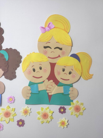 Dia das Mães - 4 Opções de Decoração em Eva - Valor Por Kit