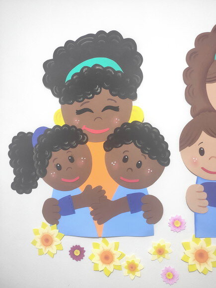 Dia das Mães - 4 Opções de Decoração em Eva - Valor Por Kit
