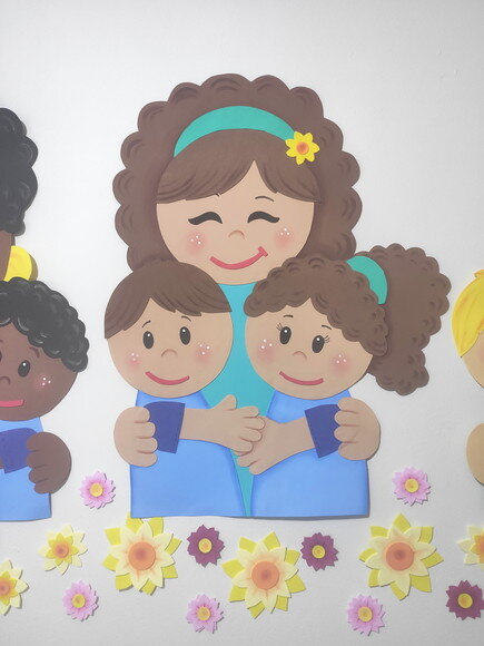 Dia das Mães - 4 Opções de Decoração em Eva - Valor Por Kit