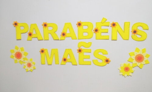 Dia das Mães - Letreiro em Eva Grande