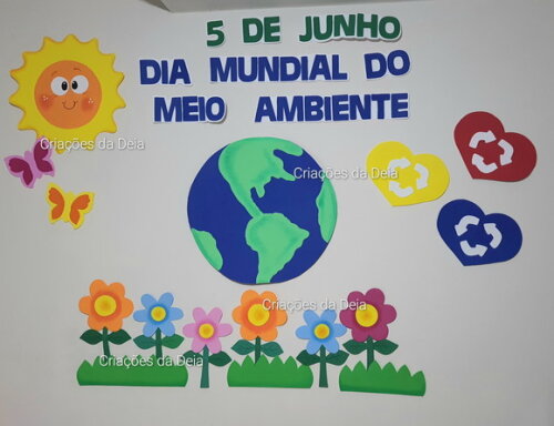 Dia do Meio Ambiente Grande Natureza Kit em Eva
