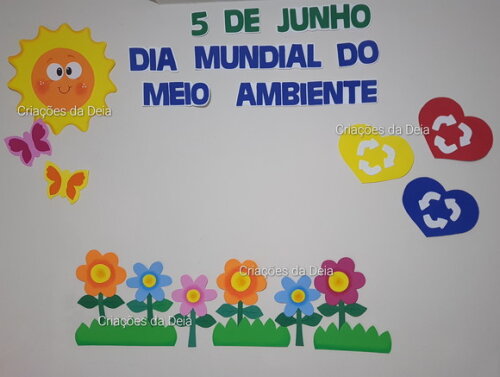 Dia do Meio Ambiente Grande Natureza Kit em Eva