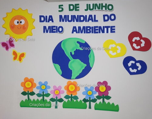Dia do Meio Ambiente Grande Natureza Kit em Eva