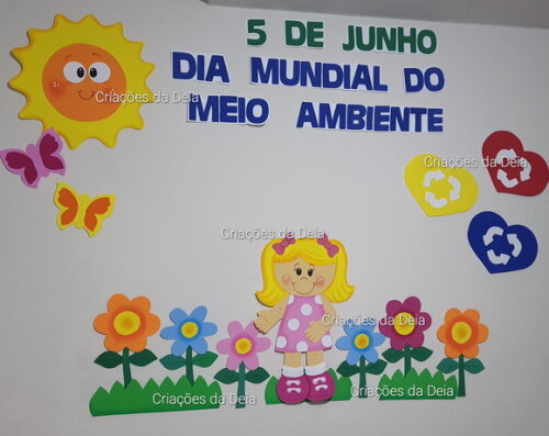 Dia do Meio Ambiente Grande Natureza Kit em Eva