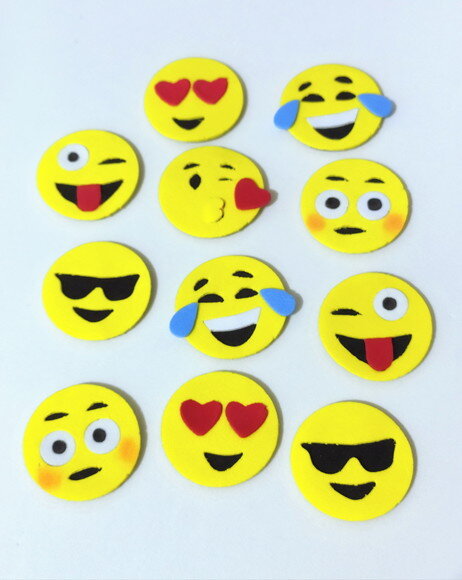 Emoji Ponteira de Lápis e Canetas - Lembrancinha
