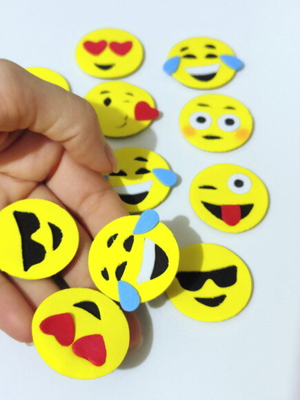 Emoji Ponteira de Lápis e Canetas - Lembrancinha