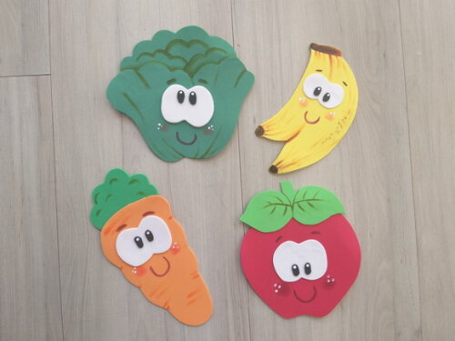 Eva de Frutas e Alimentos Kit 10 Peças