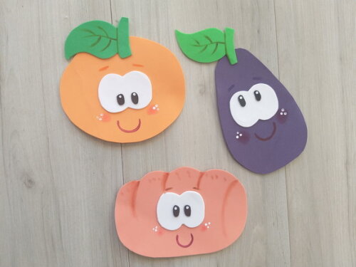 Eva de Frutas e Alimentos Kit 10 Peças