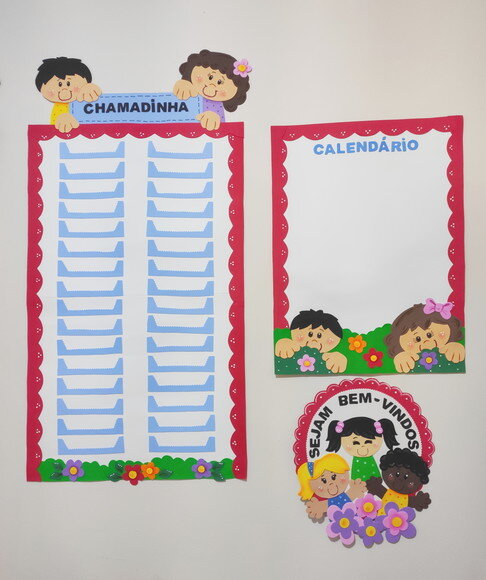 Eva para Sala de Aula - Kit 3 Peças Tema Diversidade