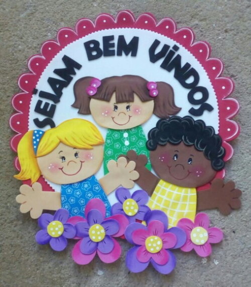 Eva para Sala de Aula - Kit 3 Peças Tema Diversidade