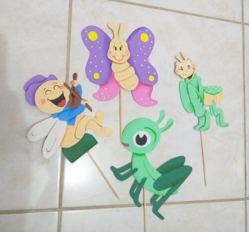 Fantoche de Eva no Palito leilão de Jardim- Venda Por Unid