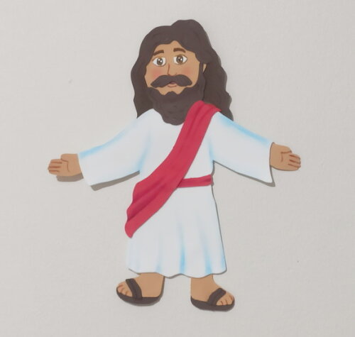 Jesus - Tamanho 25cm de Eva