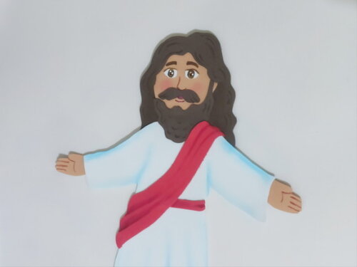 Jesus - Tamanho 25cm de Eva
