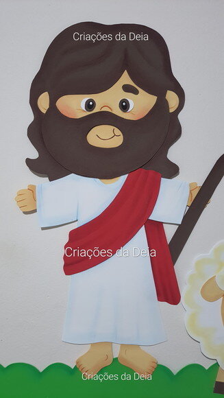 Jesus e a Ovelha Grande - Tema Bíblico para Crianças