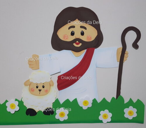 Jesus Páscoa e Ressurreição de Painel 84 x 96 cm em Eva