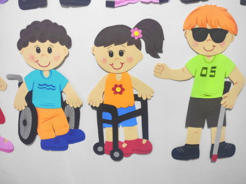 Kit 4 Criança com Necessidades Especiais de 45 à 55cm Cada