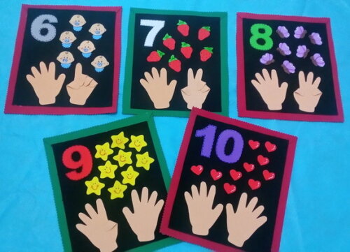 Kit de Números 0 a 10 de Eva para Sala de Aula