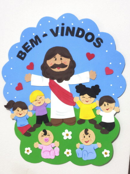 Kit Decoração Tema Bíblico para Crianças - Jesus e a a Íblia