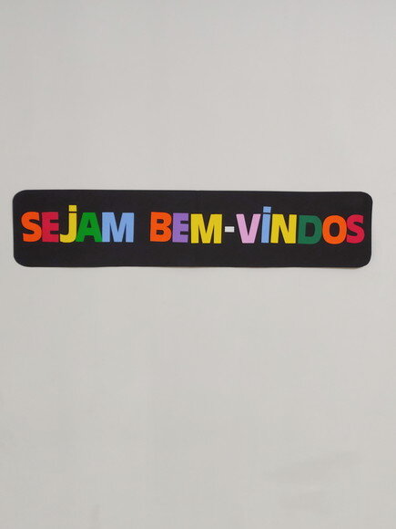 Kit Letras Coloridas Sejam Bem Vindos em Eva - 7.5cm Cada