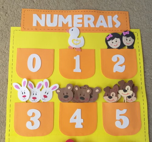 Kit Numerais Interativo Móvel - Vamos Contar? de 0 a 10