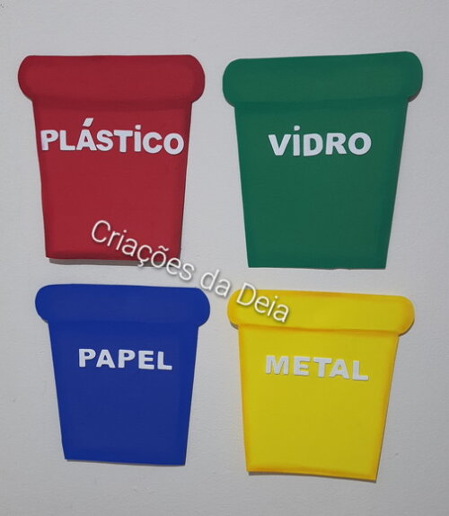 Kit para Mural Cuide do Meio Ambiente Grande em Eva
