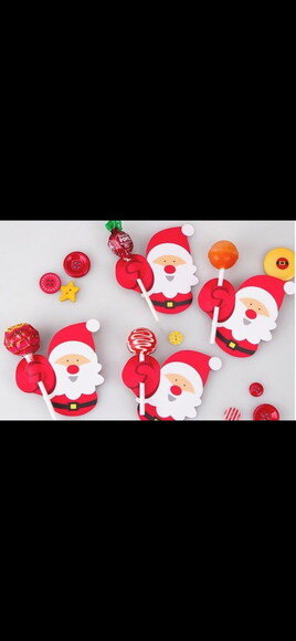 Lembrancinha de natal de Papai Noel porta doces