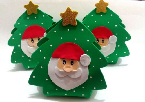 Lembrancinha de Natal EVA (Pacotinho)