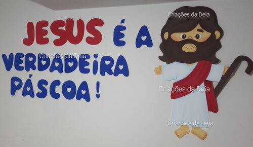 Mural da Páscoa Cristã em Eva 160 x 70 cm