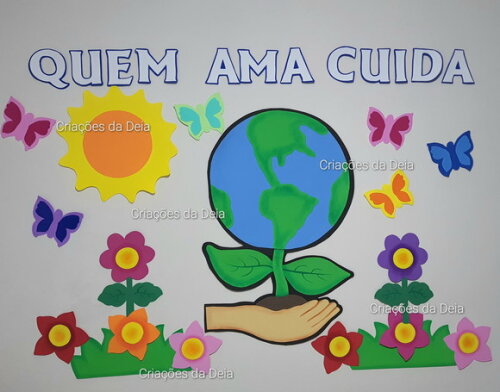 Mural do Meio Ambiente Grande 142 cm em Eva