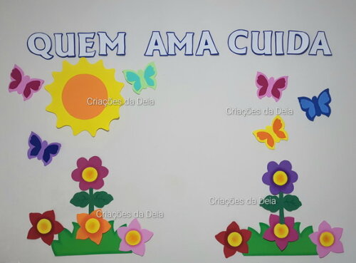 Mural do Meio Ambiente Grande Natureza 142cm em Eva