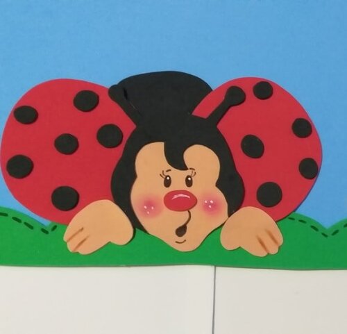 Painel de Aniversário de Eva - Joaninhas