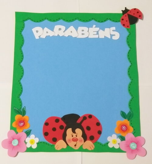 Painel de Aniversário de Eva - Joaninhas