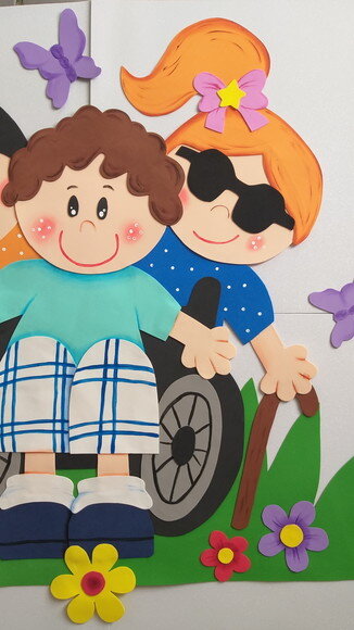 Painel de Boas Vindas Crianças Inclusão