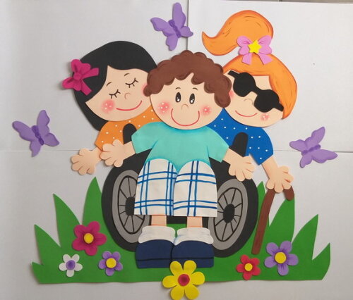 Painel de Boas Vindas Crianças Inclusão