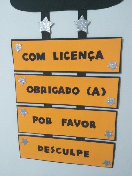 Palavras Mágicas 100cm em Eva para Sala de Aula