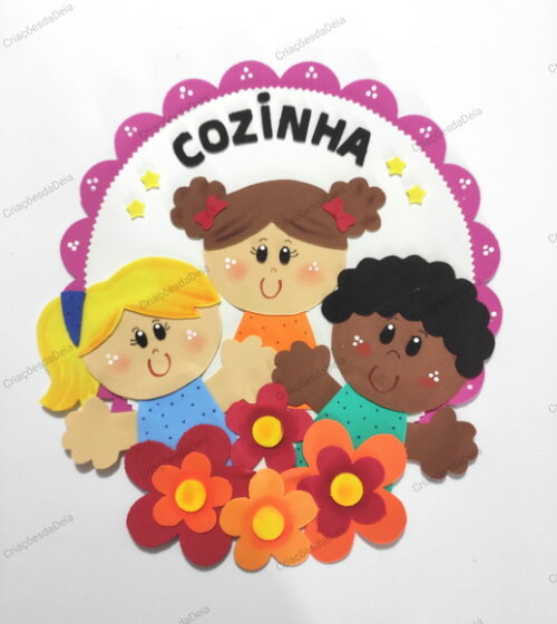 Placa de Porta de Cozinha para Escola - Valor Por Unidade
