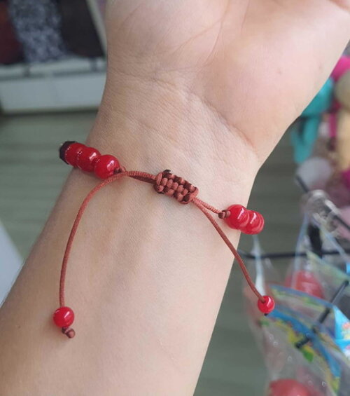 Pulseira de Contas Micangas Pulseira Encanto Bijuteria