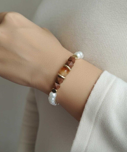 Pulseira de Contas Micangas Pulseira Nostalgia Bijuteria