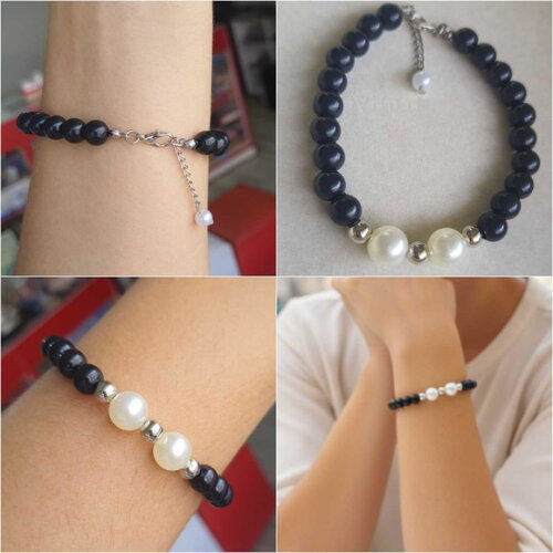 Pulseira de Contas Micangas Pulseira Objetiva Bijuteria