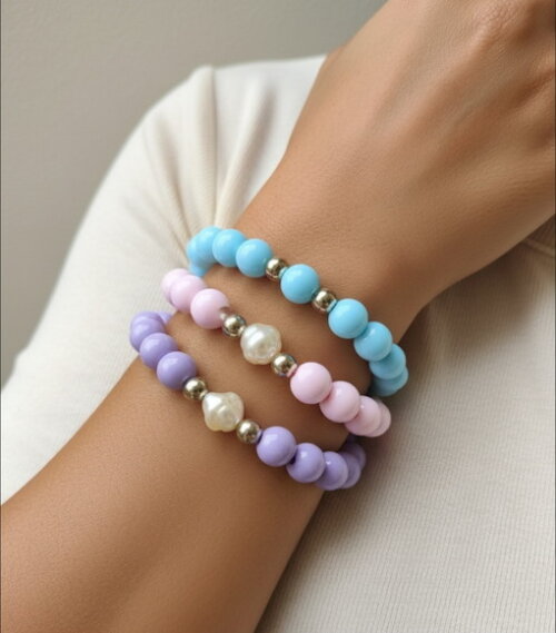 Pulseira Doçura em Micangas Cores Variadas