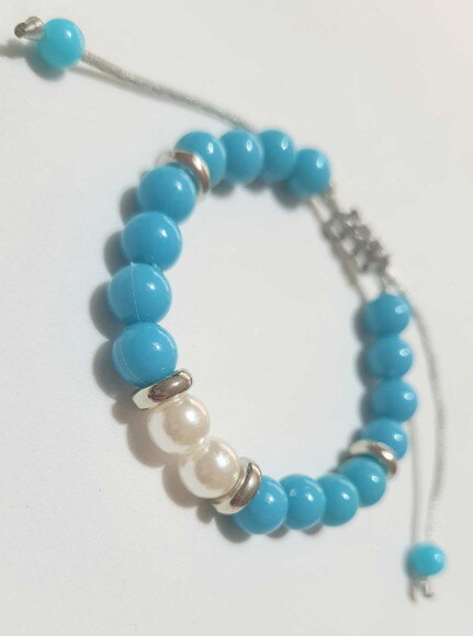 Pulseiras Coloridas Cores com Tons Azul Alegre