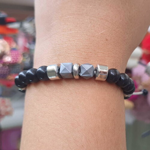Pulseiras Coloridas Cores com Tons Pretos