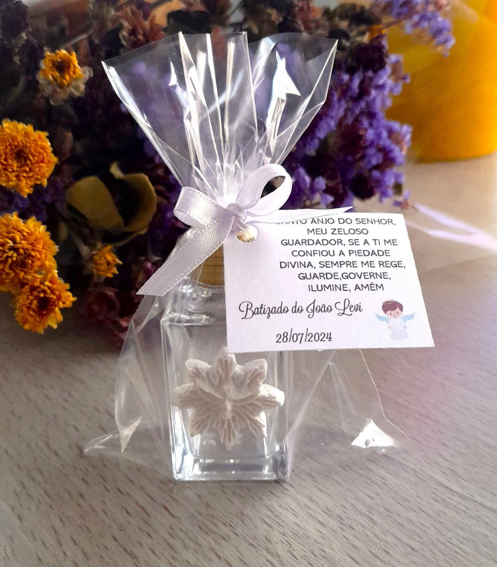 Lembrancinha Porta Água Benta batizado crisma primeira comunhão