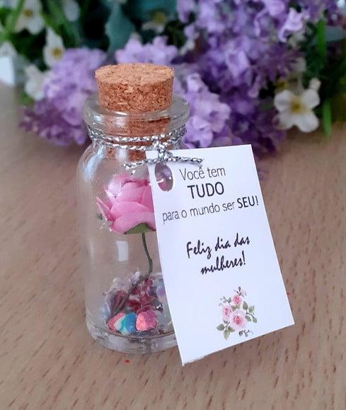 Lembrancinha Casamento Aniversário Rosa Eterna
