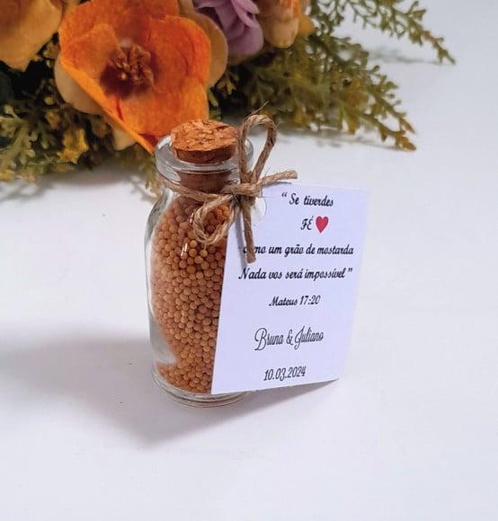 Lembrancinha Casamento Evangélico Grão de Mostarda