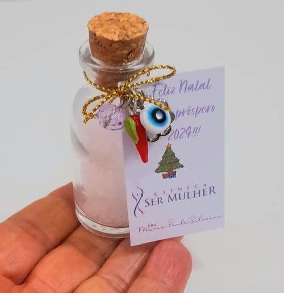 Lembrancinha Natal Aniversário Sal Grosso Boas Energias