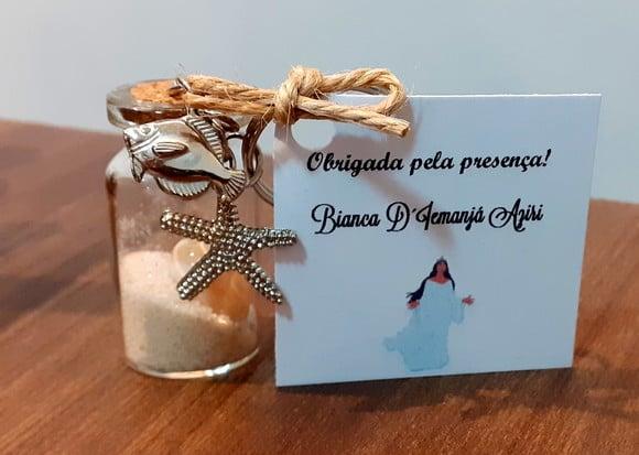 Lembrancinha Saída de Santo Chaveiro Iemanjá